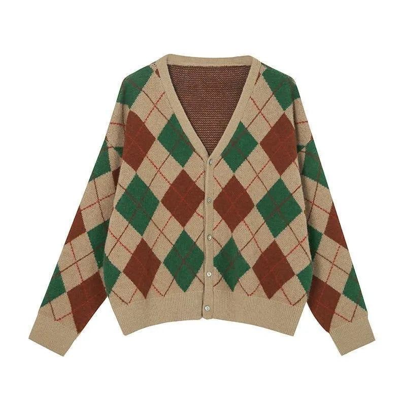 Casual knitted cardigan coat in macaron colours: pink, green, black, light khaki, dark khaki.