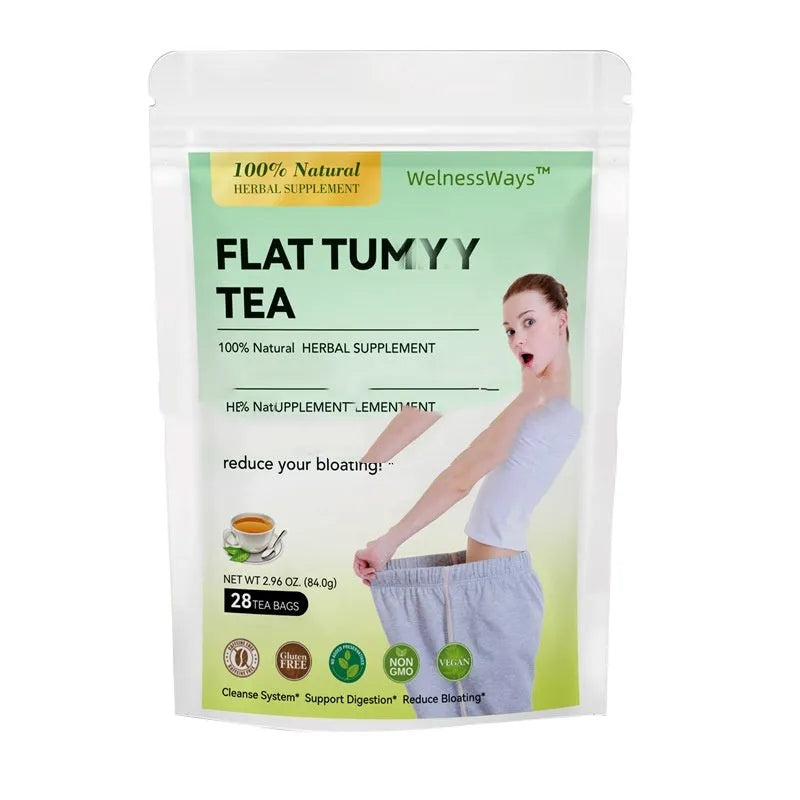 28 day herbal tea collection with 16 varieties including slimming, detox and whitening blends for women