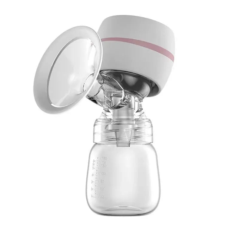 Electric breast pump automatic milking device in compact design with built-in lithium battery and USB power