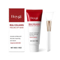 Real collagen peeling off mask with applicator brush in 50g container