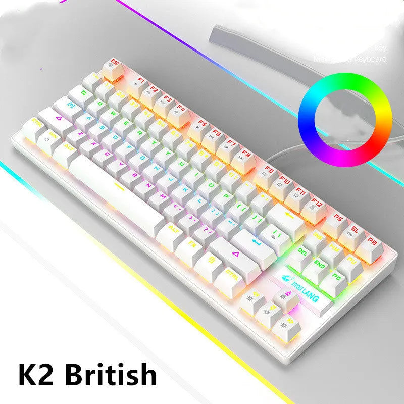 Mechanical gaming keyboard in ABS material with mechanical axis, available in multiple colours