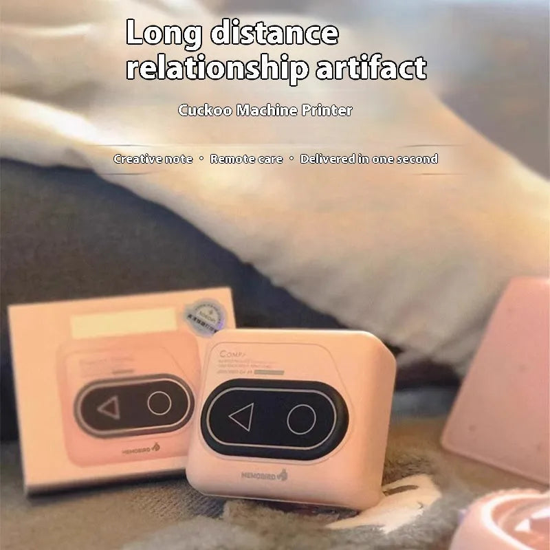 Portable Bluetooth thermal mini printer in avocado green colour for mobile phone photo printing