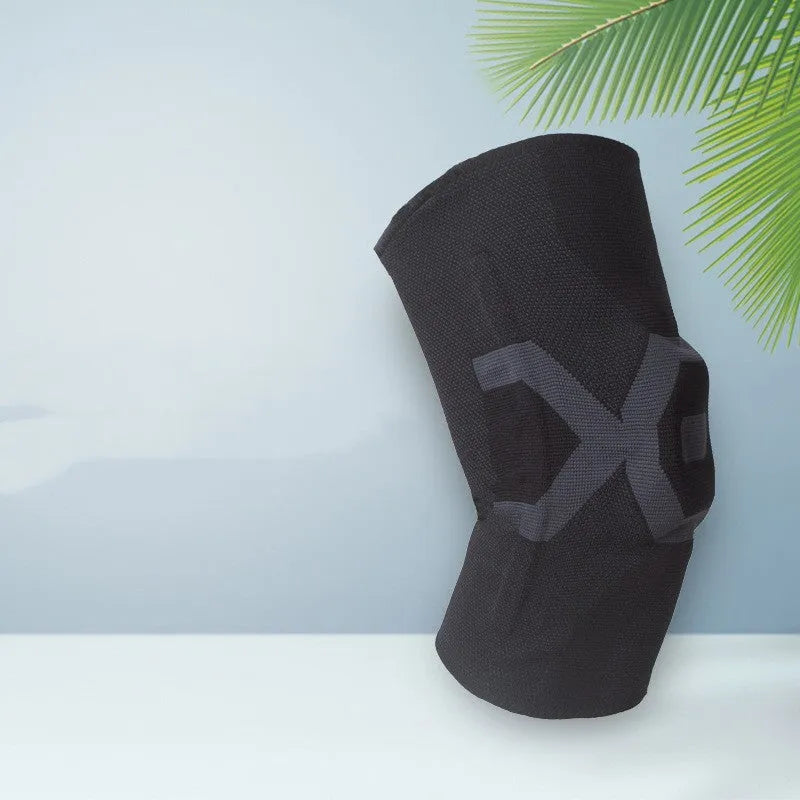 Men's silicone knee pads for running fitness and cycling available in multiple sizes and colours