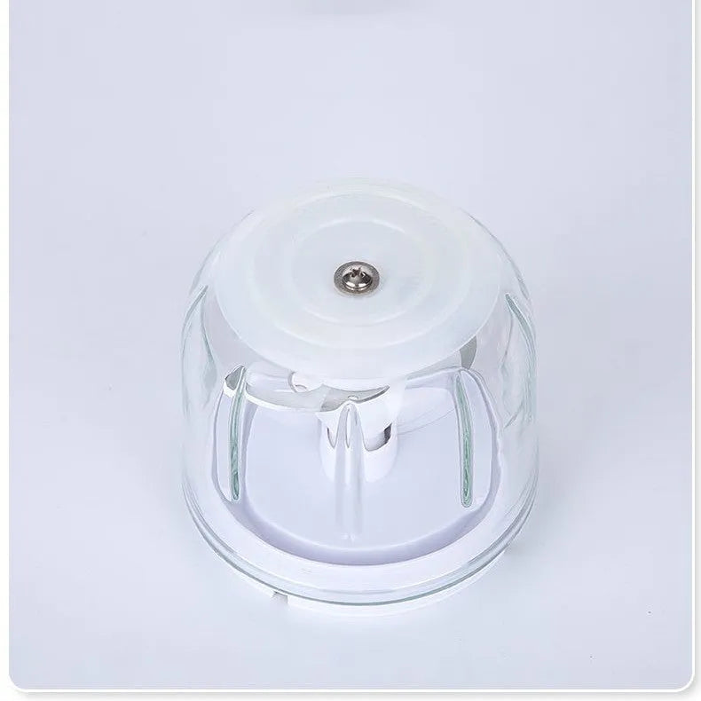 Cherry blossom powder household electric ice crusher with plastic body, 200W motor, compact 105x105x205mm size