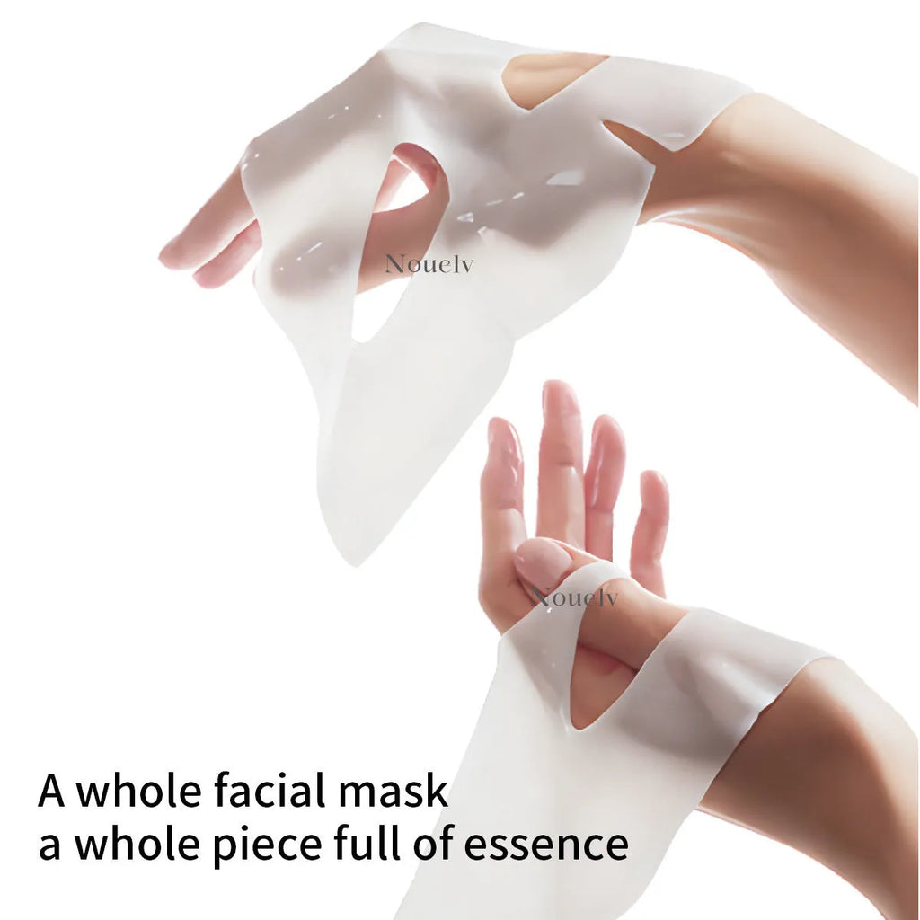 Box containing four collagen patch masks for facial moisturising and rejuvenation