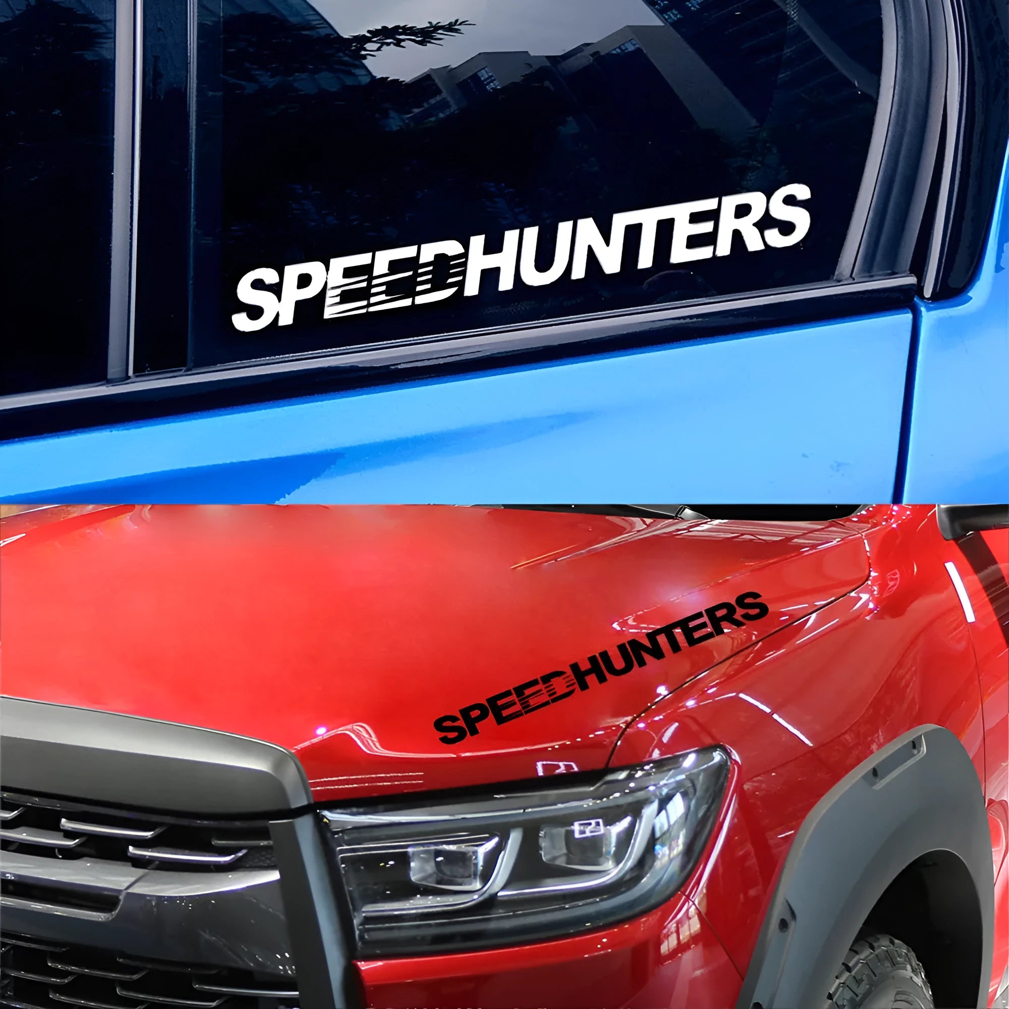 Speed Hunters 59x10cm reflective car vinyl sticker for rear vehicle application