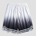 Men's loose fit cropped trousers in gradient colours with casual styling