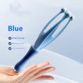 Blue and white steel ball finger massager for hand joint pressure relief