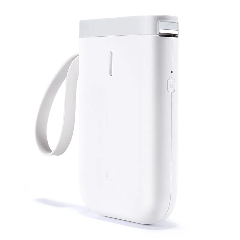 Compact Bluetooth thermal label printer with rechargeable battery for home and office use