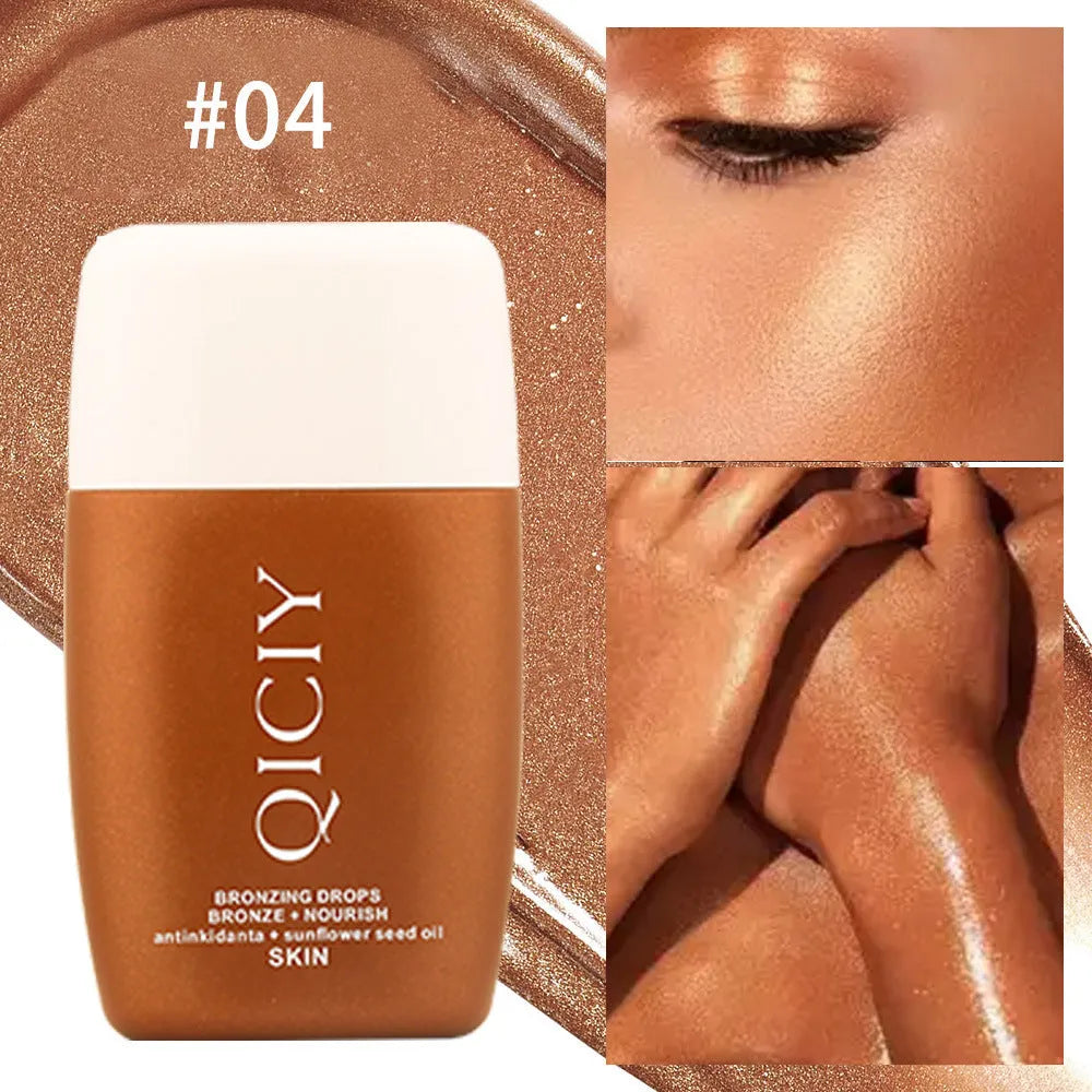 30ML face and body contour highlighting liquid cream in four shade options for natural definition