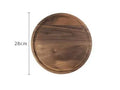 Black walnut wood cutting board with juice groove and side handle shown in three size options