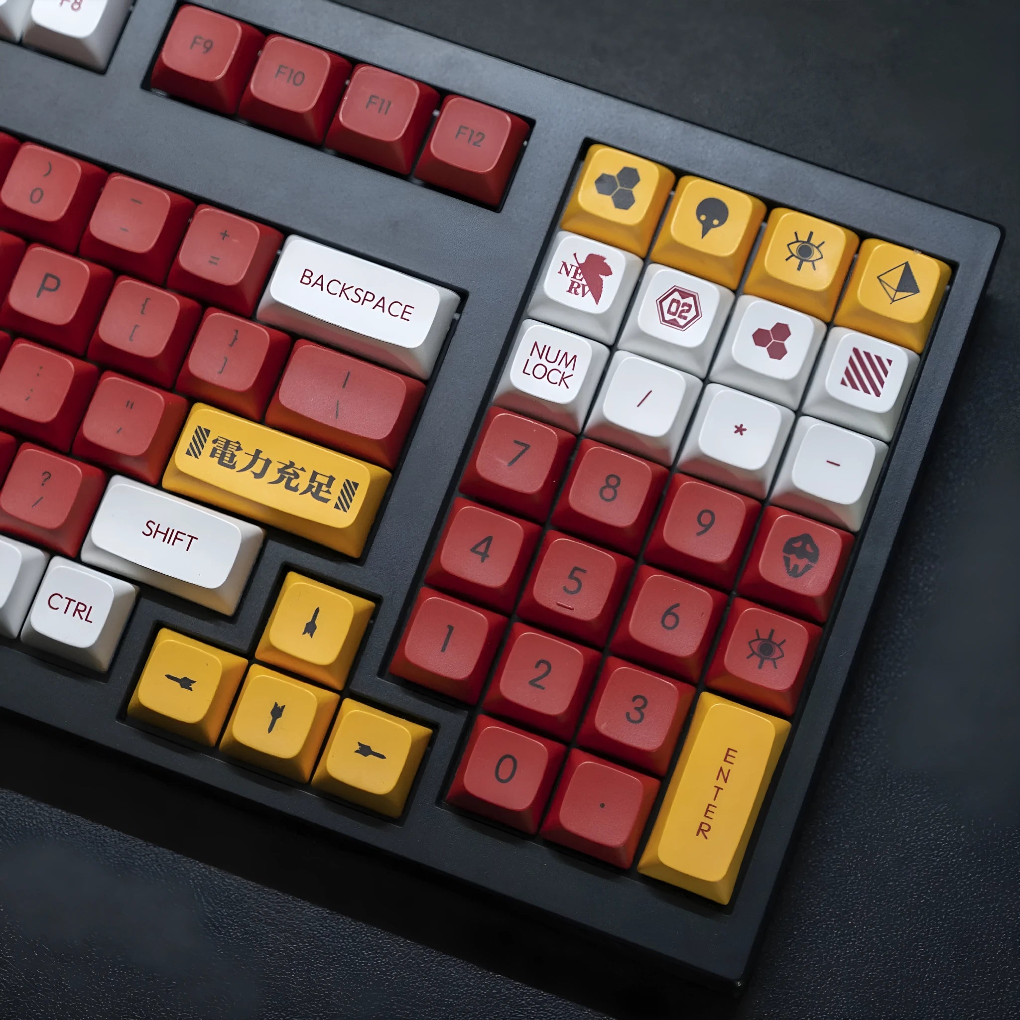 138-piece PBT sublimation keycap set with boy and girl colour matching for mechanical gaming keyboards