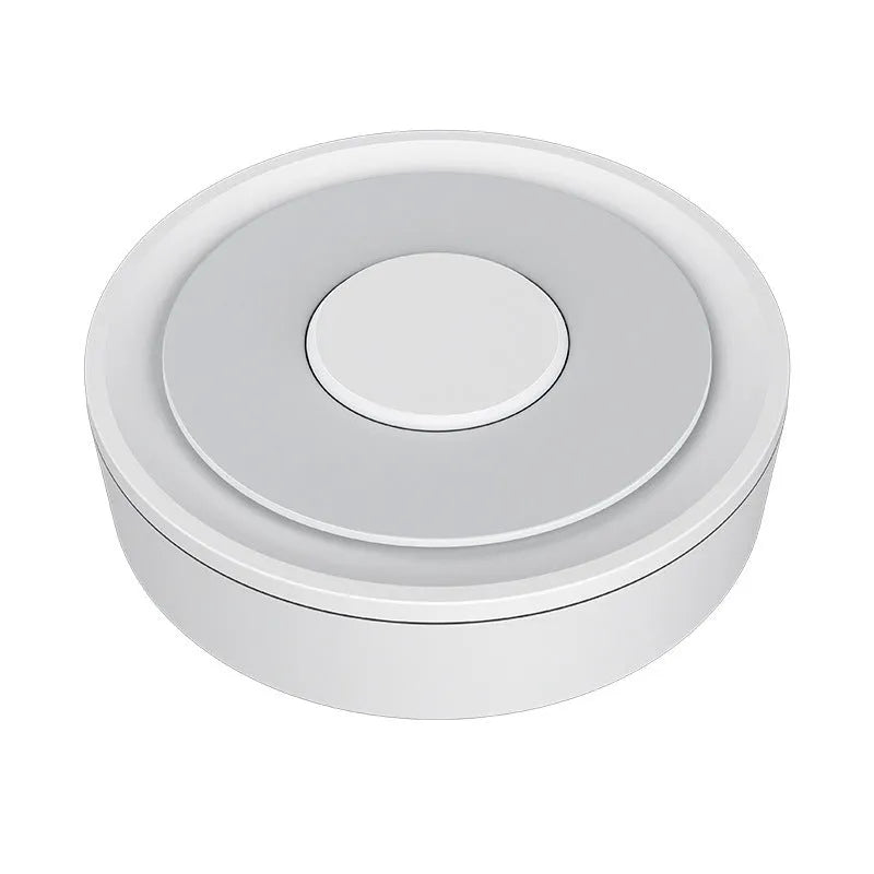 White square ZigBee smart home gateway with status light, measuring 78mm.