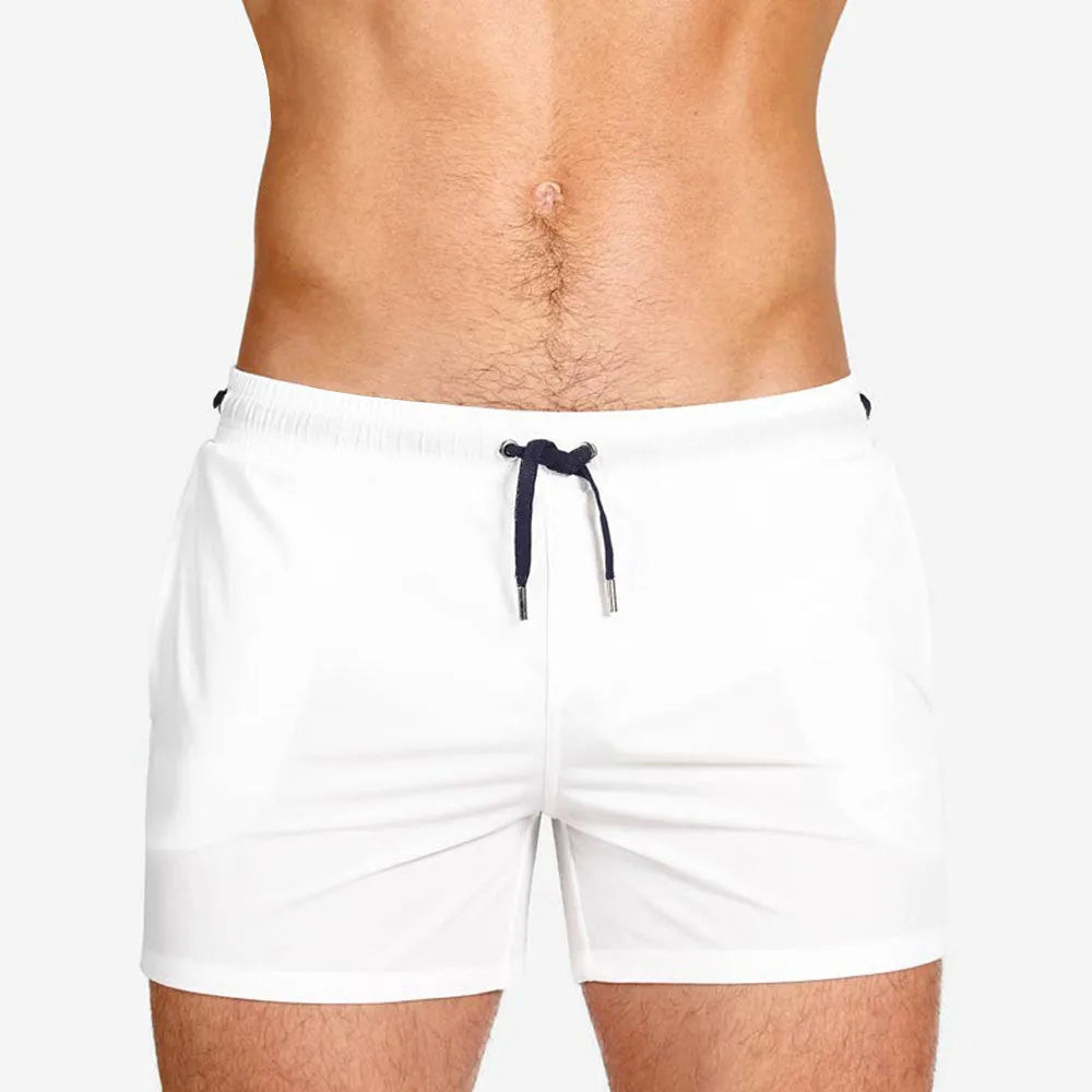 Mesh-lined fitness shorts in multiple colours for swimming and sports training