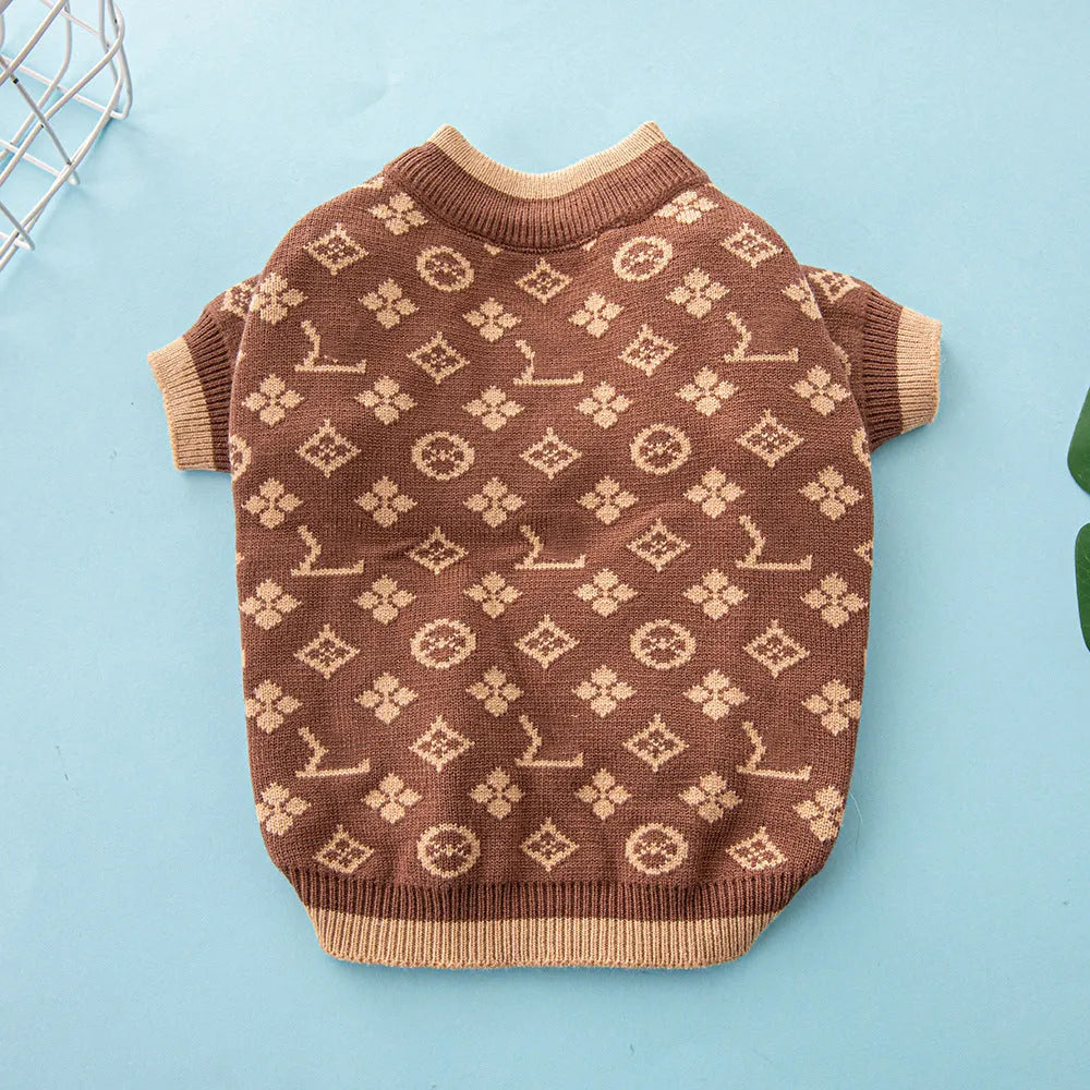 Wool dog sweater in European style available sizes XS to XXL