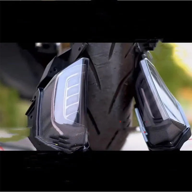 LED turn signal light for Yamaha NMAX155 scooter in plastic housing