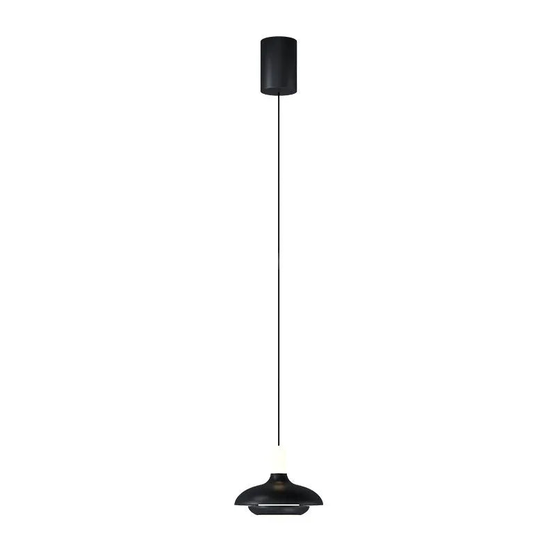 Modern adjustable bedside pendant light in Nordic minimalist design with three light colour options