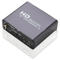 Black HDMI to DVI converter with coaxial audio output and 1.5m cable