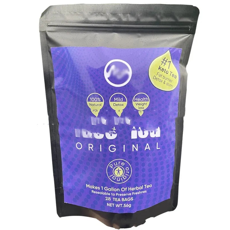 28 day herbal tea collection with 16 varieties including slimming, detox and whitening blends for women