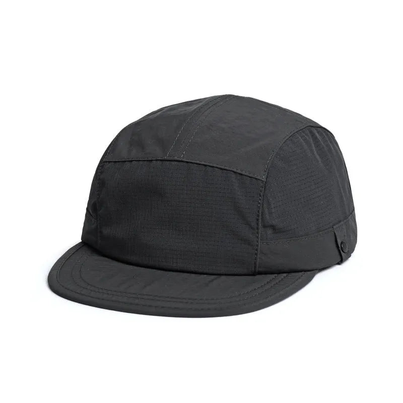 Polyester dome bucket hat in army green colour, size M for 56-58cm head circumference.
