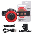 Black boxed intelligent induction brake bicycle taillight set with seat tube bracket