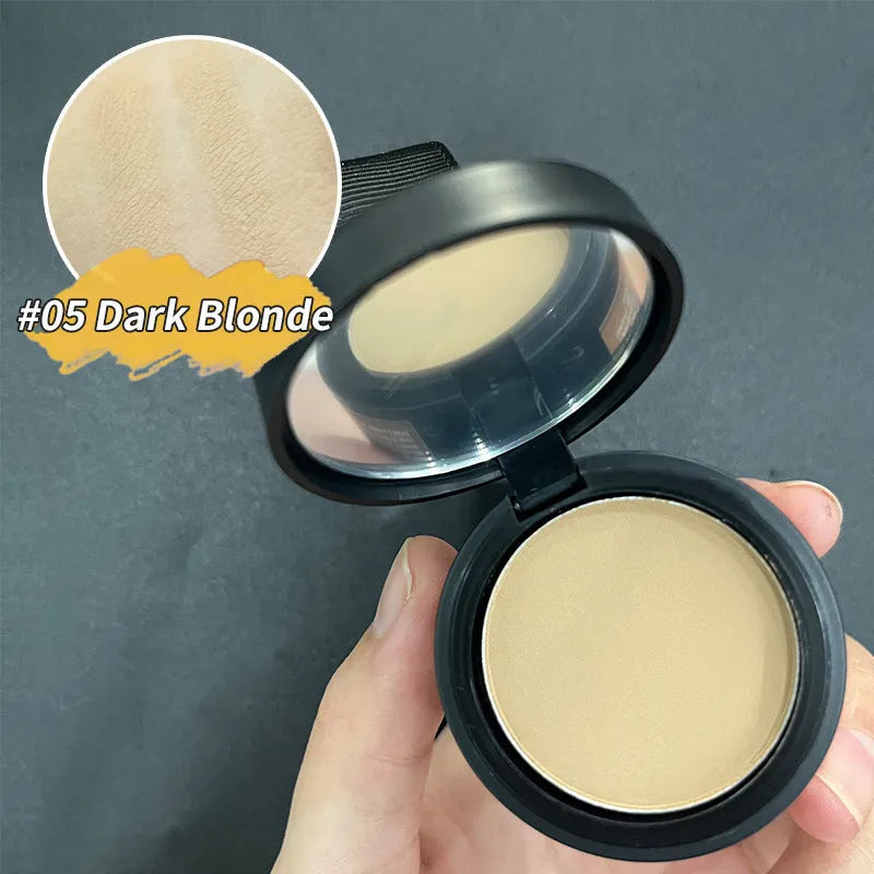 Hairline powder compact for shadow repair with fourteen colour shade options