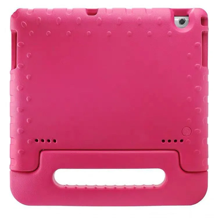 Huawei Enjoy 10.1-inch tablet inside a black EVA foam protective case showing front and back views.