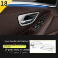 BMW 5 Series F10/F18 interior door handle decorative trim kit with four clip-on pieces