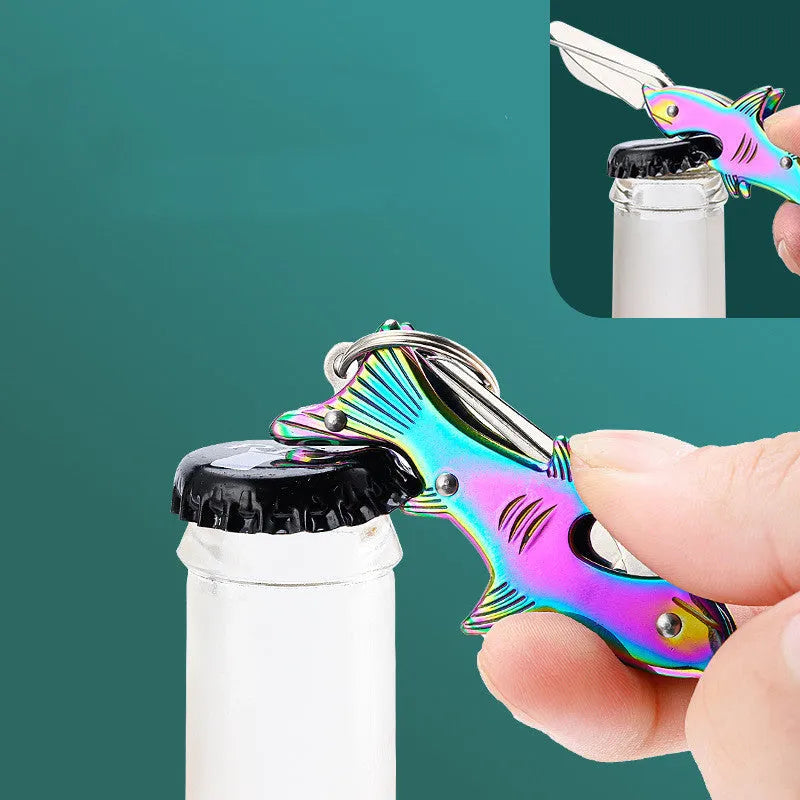 304 stainless steel toothpick knife pocket knife with non-slip grip in silver colour