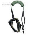Surfboard hand holding rope showing high elasticity and marine construction for 50kg maximum tension