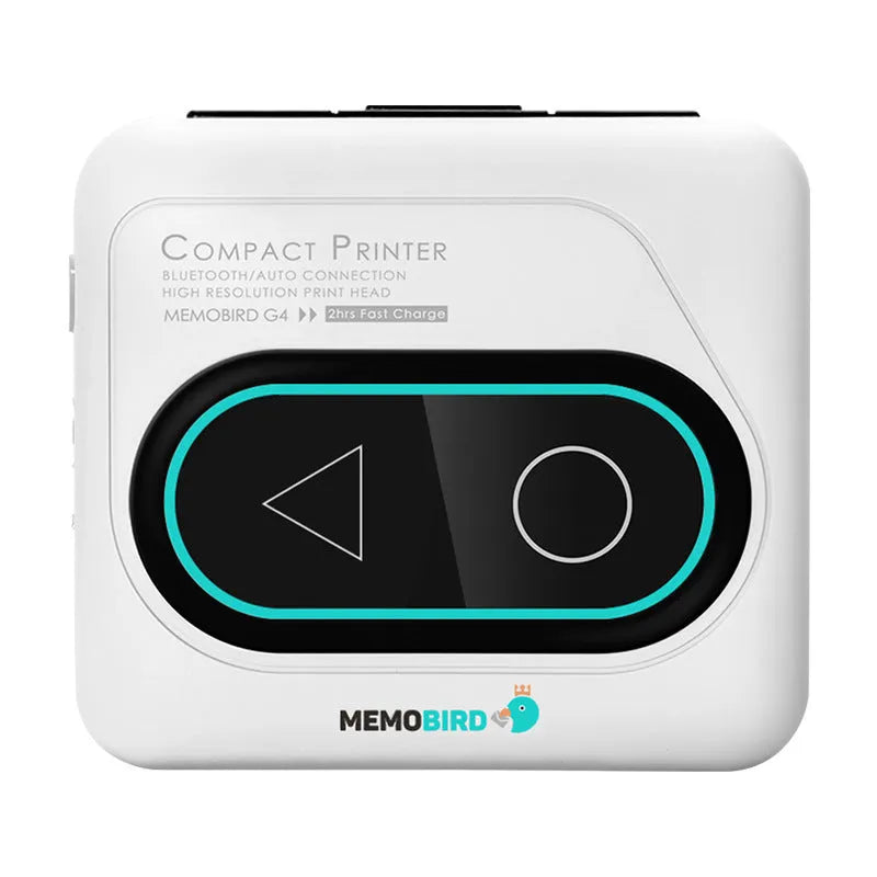 Portable Bluetooth thermal mini printer in avocado green colour for mobile phone photo printing