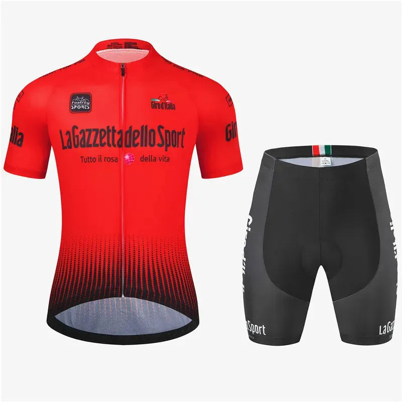 Road bike cycling short sleeve jersey with pattern design in quick-dry polyester fabric