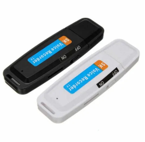 SK-001 black and white creative USB flash drive with plastic shell showing dimensions 70mm x 21mm x 9.4mm