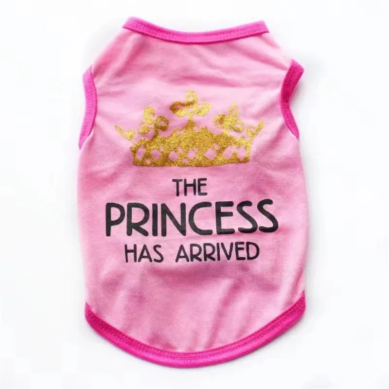 Cotton puppy vest for spring and summer in casual style with multiple colour options