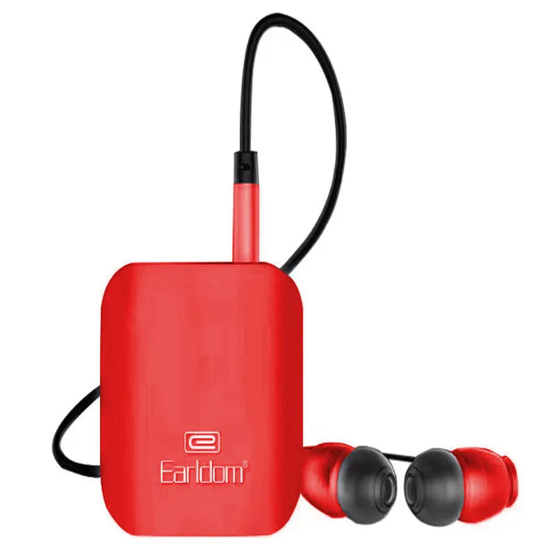 Bluetooth lavalier running headset with clip attachment and multiple colour options