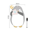 Penguin themed creative ins Nordic style refrigerator message board measuring 45cm by 30cm