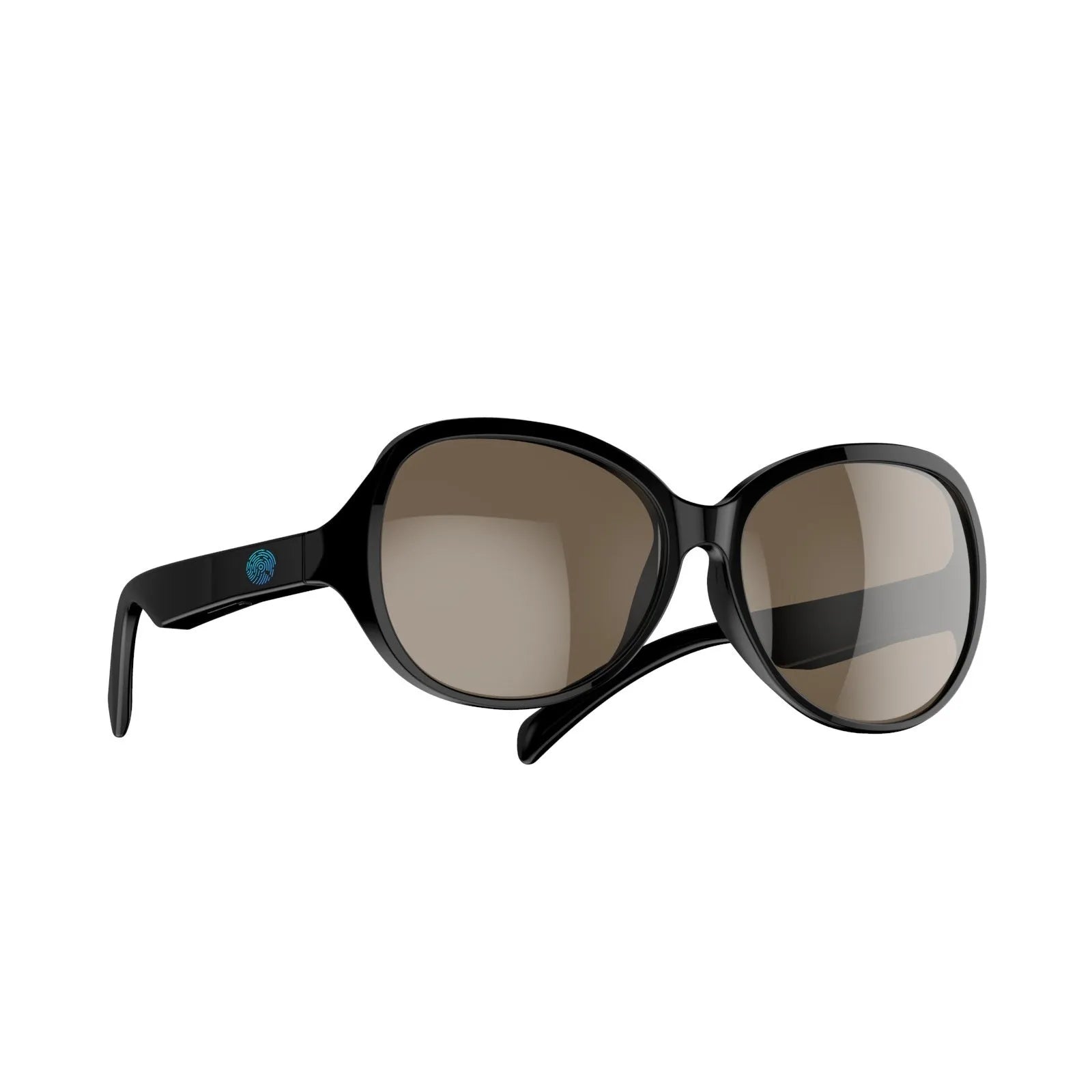 Graphite colour smart glasses audio sunglasses with touch operation for calls and music