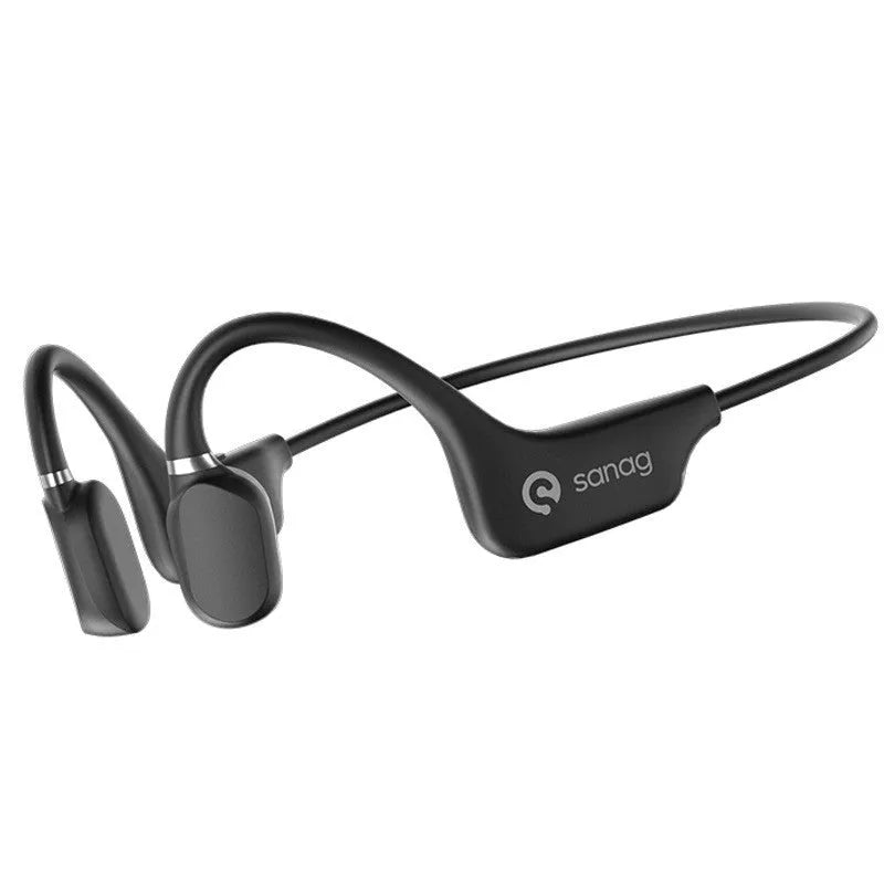 Bone conduction Bluetooth sports headset with wireless neckband in multiple colour options