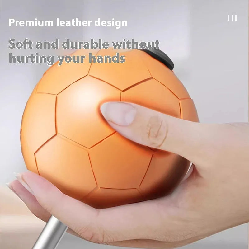Vertical boxing reaction ball set with roly-poly sandbag base and focus mitts in gray and orange colour options