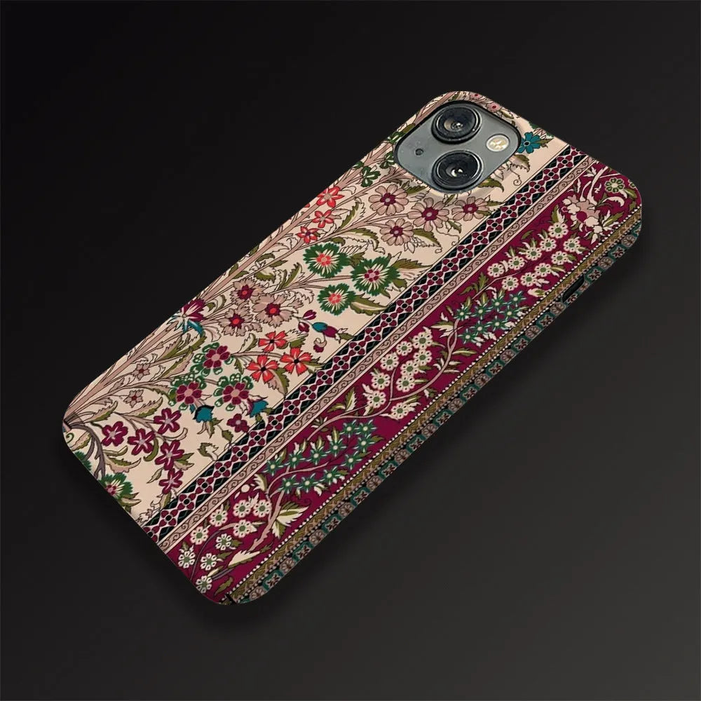 Advanced pattern plaid phone case with heat dissipation and anti-fingerprint coating for Apple iPhone