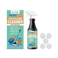 237ml bottle of concentrated floor cleaner with refillable cleaning tablets.