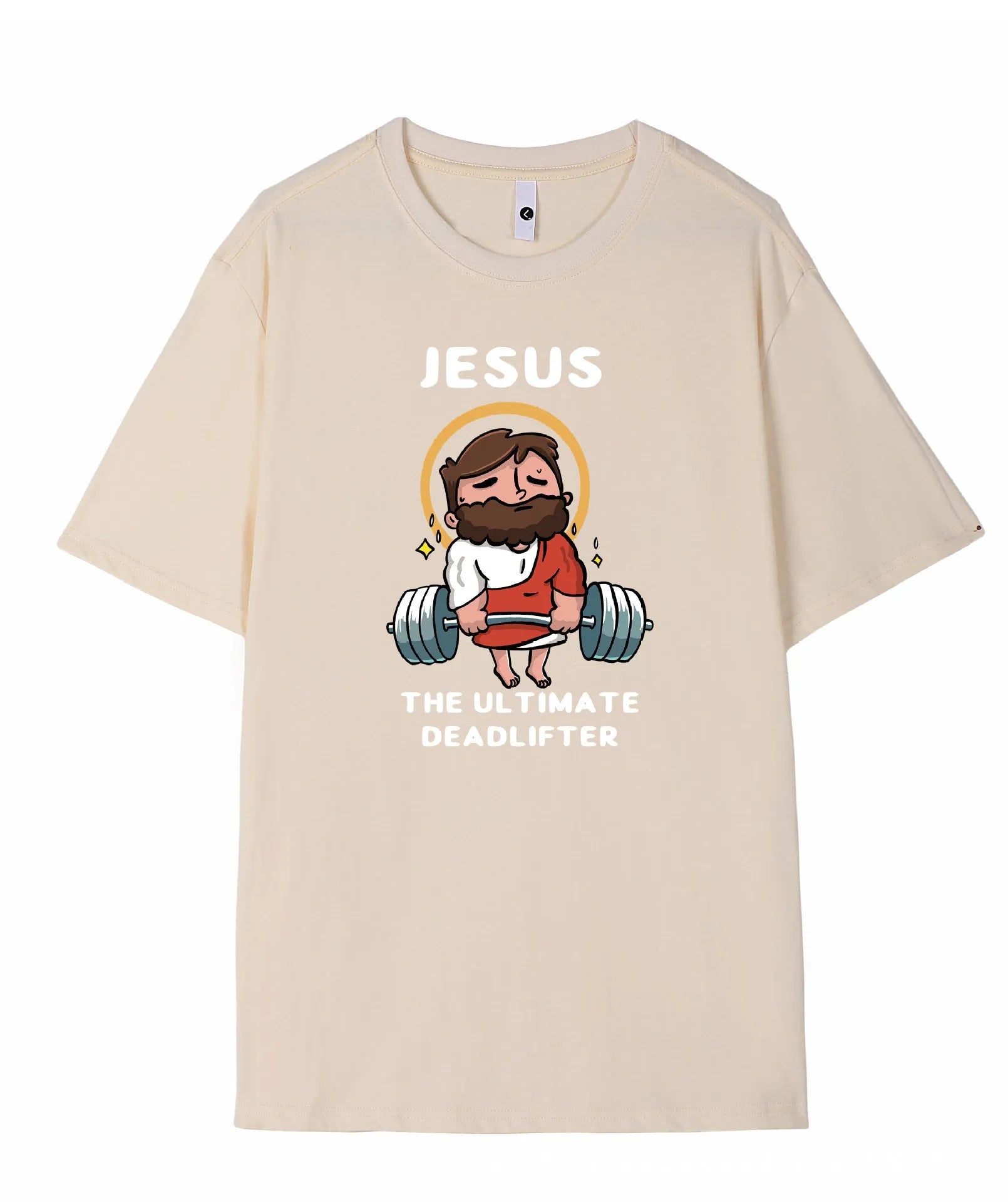 Men's plain pure cotton t-shirt on a hanger, shown in multiple colour options for custom business advertising.