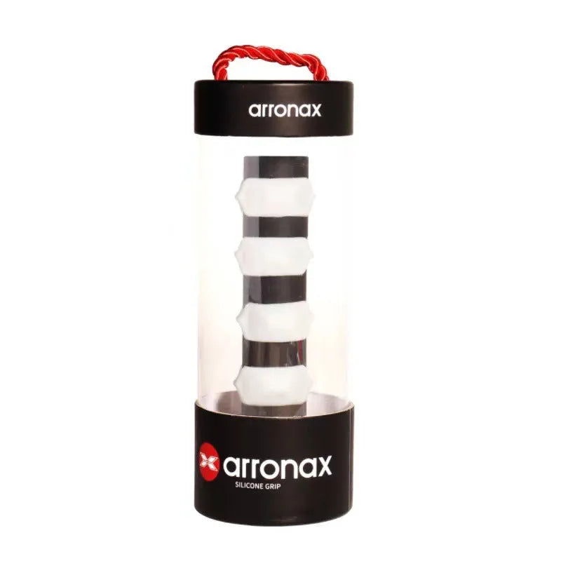 Silicone tennis racket grip band in multiple colours showing 17.6 cm length