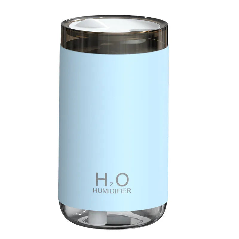 Jellyfish-shaped humidifier with warm night light and smoke ring mist output