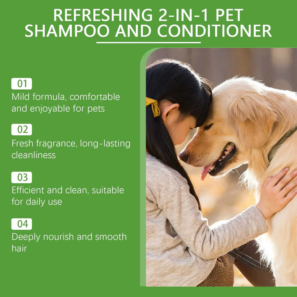 100ml pet 2-in-1 shampoo bottle with watermelon and coconut fragrance formula