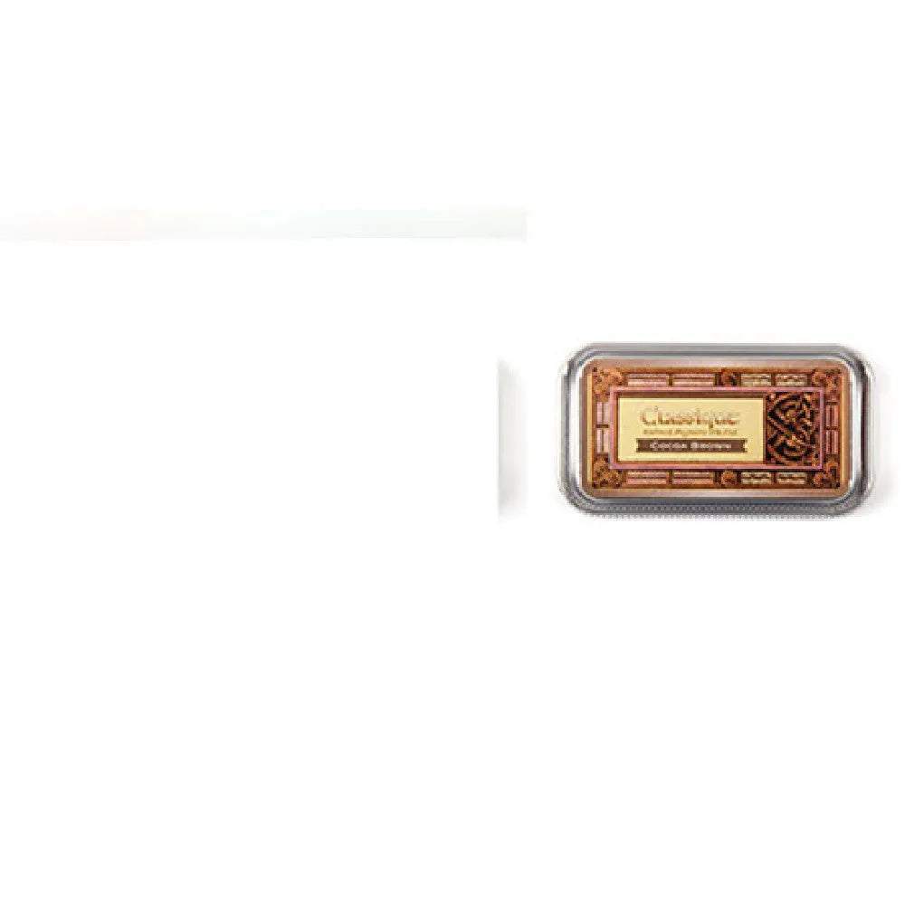 Rectangular oily inkpad for DIY rubber stamps in five colour options