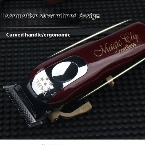 Charging hair clipper set with stainless steel cutter head for adults and children