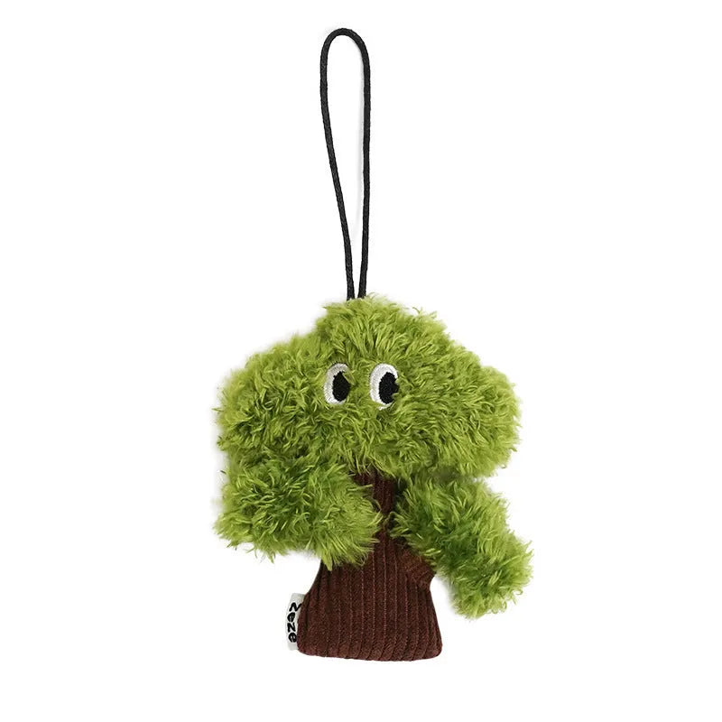 Pine tree shaped catnip toy pendant for cats in three sizes