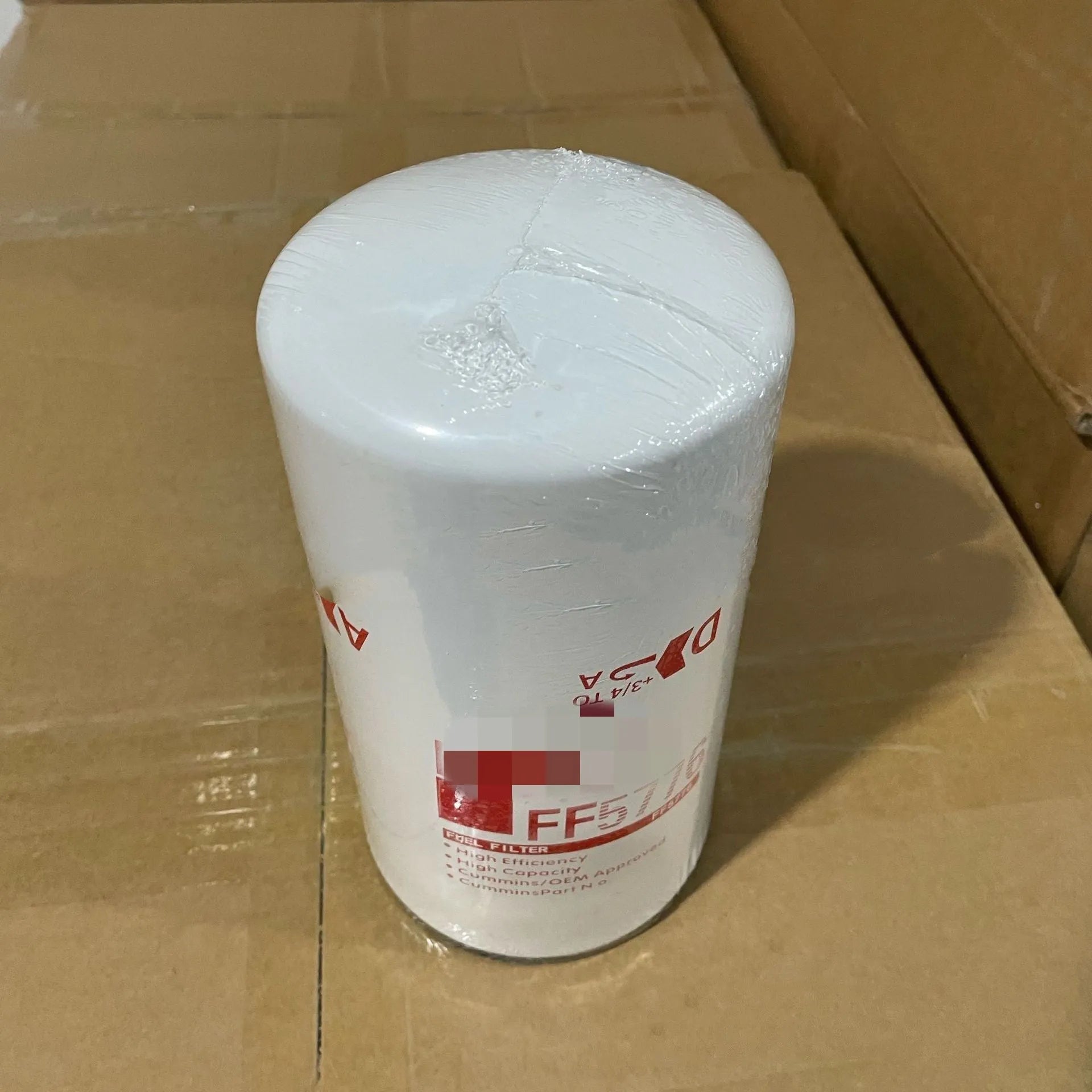 FF5776 metal diesel filter element for automobile engine oil filtration with 2mm ports