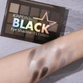 15-colour matte shimmer eye shadow palette with brown blue shades for smoky makeup